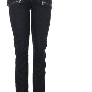 PAIGE Midnight Black Skinny Jeans